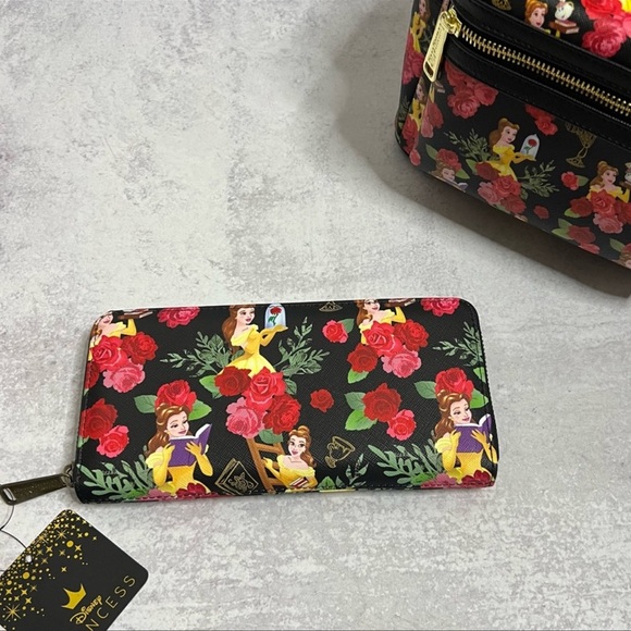 Loungefly Handbags - NWT Loungefly Disney Beauty and the Beast Belle Wallet